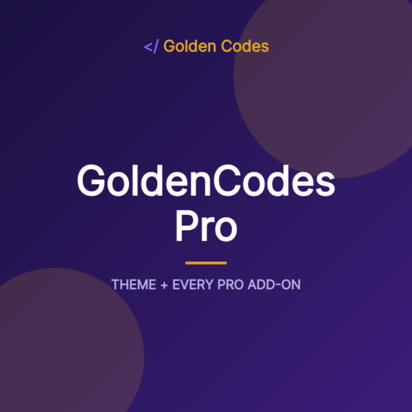 GoldenCodes Pro — GoldenCodes